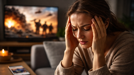 Kako novice o vojni vplivajo na telo: stres, kortizol in občutek ogroženosti