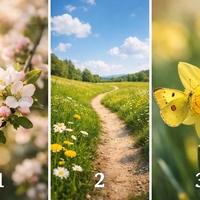 Izberite pomladno sličico in prejmite sporočilo za ta vikend