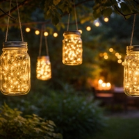 Ne zavrzite starih kozarcev: uporabite jih za čarobno osvetlitev vašega vrta