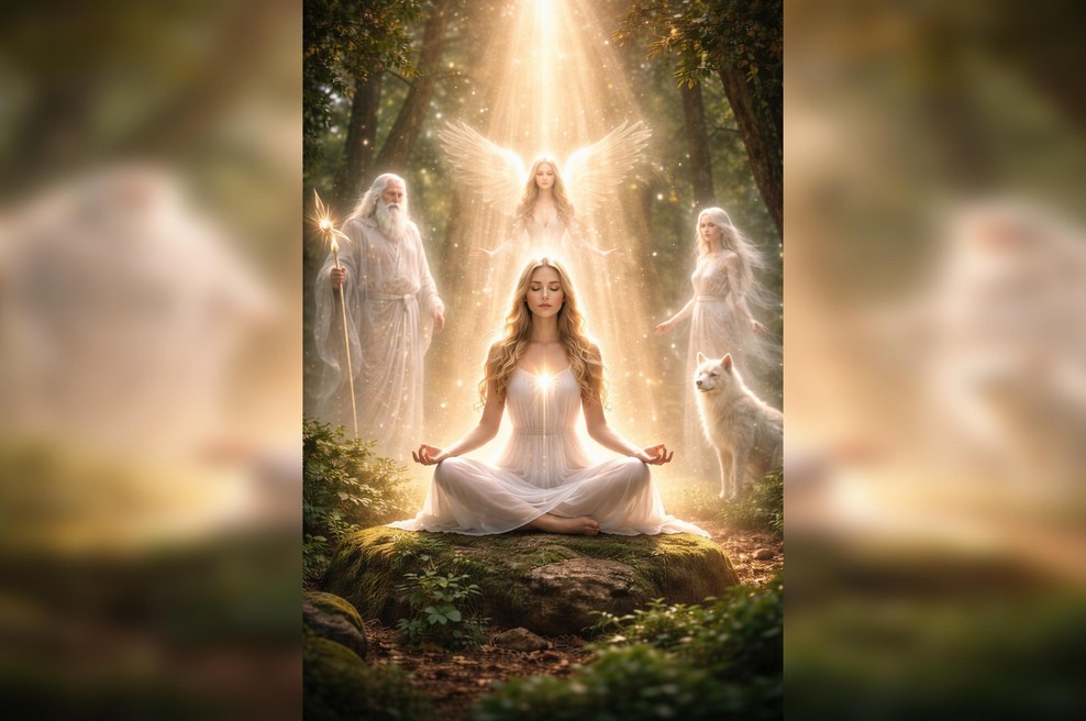 Nevidni zavezniki: kako vas duhovni vodniki ščitijo in usmerjajo (foto: AI)