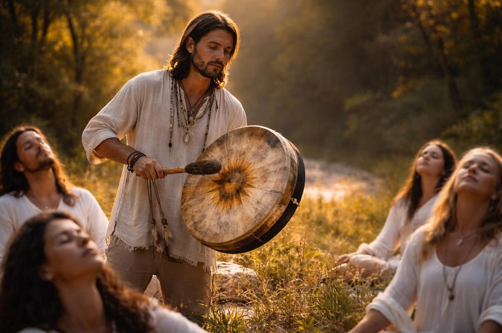 V mnogih kultih z "meditacijo" ljudi spravijo v trans, v katerem so bolj dovzetni za doktrino kulta (foto: ai)