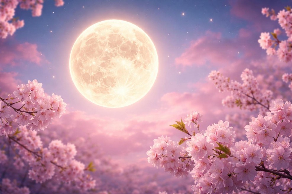 Prihaja rožnata polna luna: Kaj prinaša vašemu znamenju? (foto: ai)