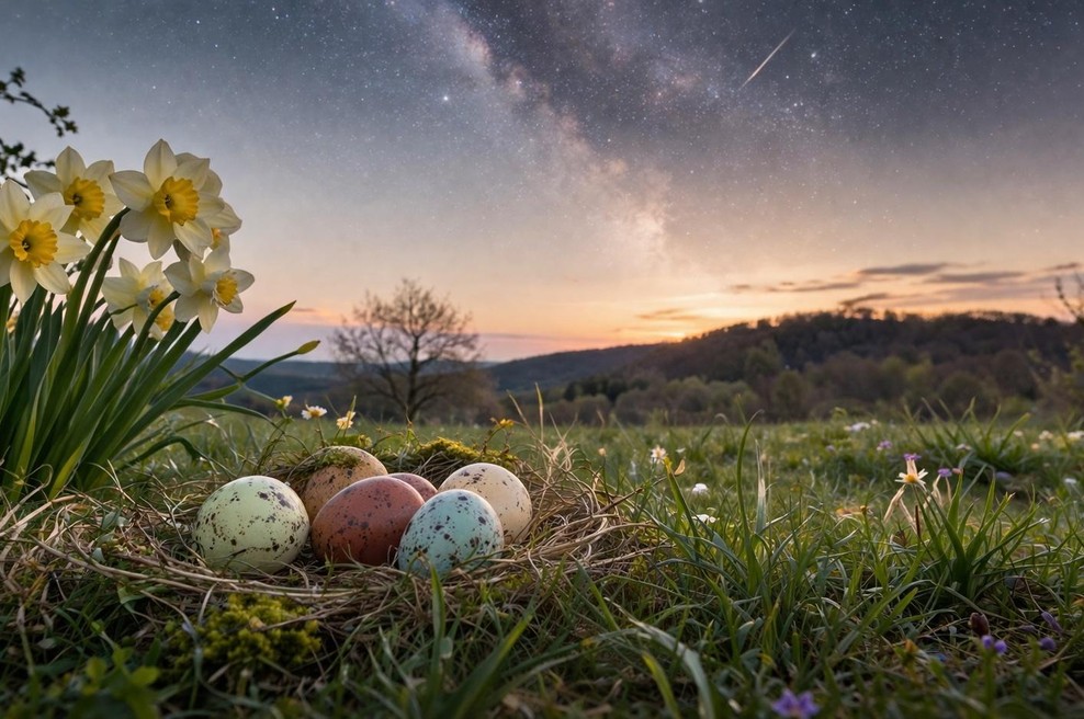 Kakšne bodo energije med velikonočnimi prazniki 2026? (foto: ai)