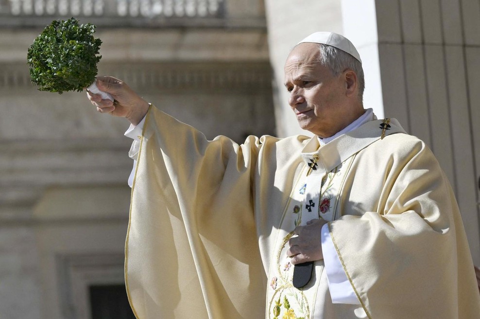 Papež Leon je ob vprašanju o Iranu uporabil TO ostro besedo (foto: profimedia)