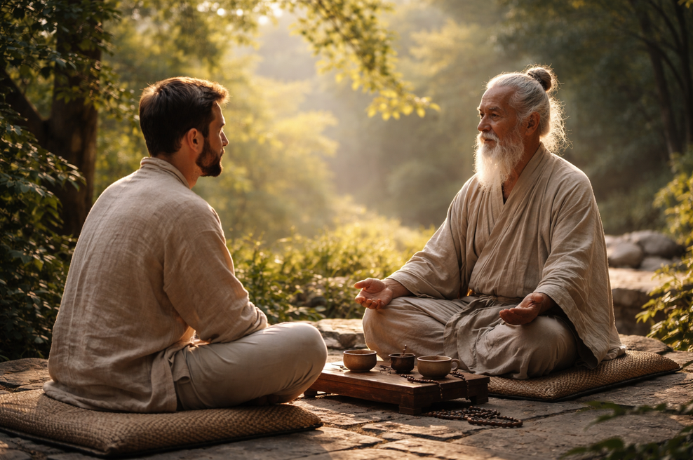 Učenec je mojstra prosil za odgovor – to, kar mu je povedal, mu je za vedno spremenilo življenje (foto: AI)