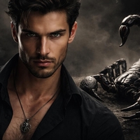 Temna plat škorpijona, ki pride včasih na plano