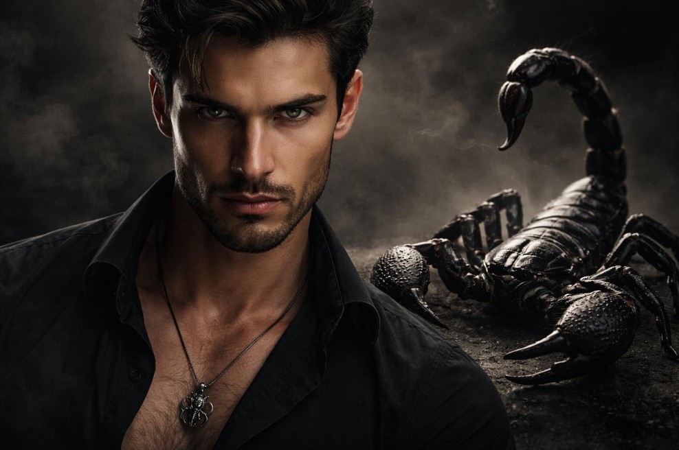 Temna plat škorpijona, ki pride včasih na plano (foto: ai)