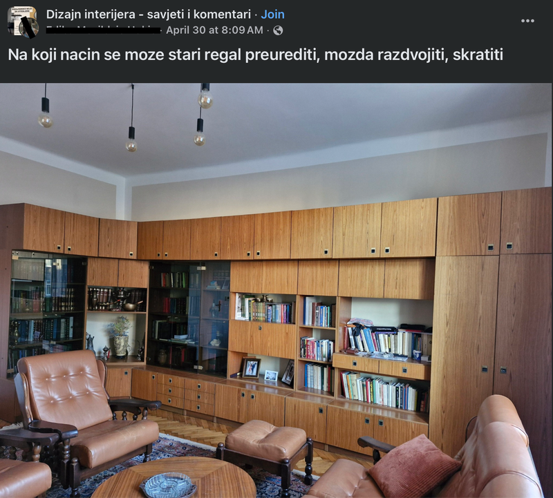 Imate doma ta kos pohištva iz časa Jugoslavije? Z nekaj preprostimi triki lahko postane moderen in eleganten