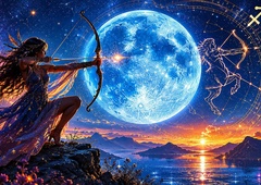 Ta vikend prihaja modra polna luna v strelcu