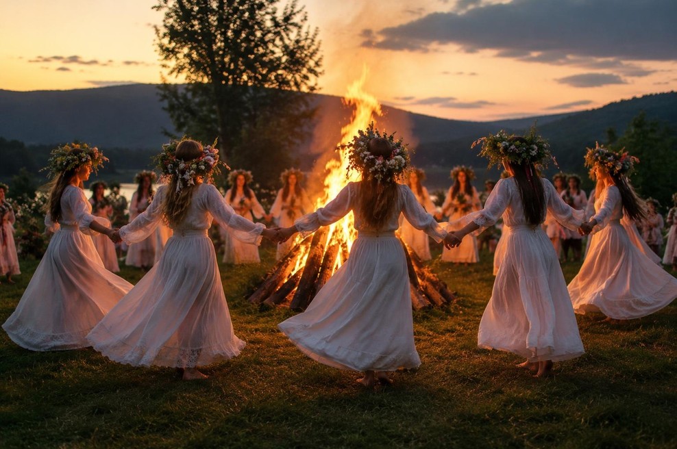 Kako so nekoč predniki na Slovenskem praznovali poletni solsticij ali kresno noč? (foto: ai)