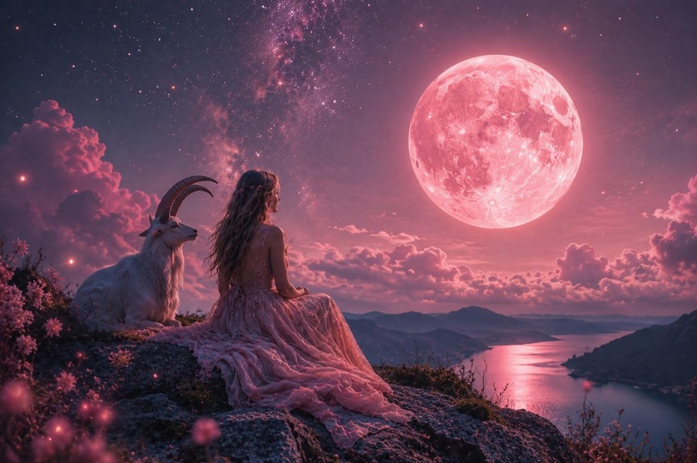 Jagodna polna luna v kozorogu prinaša pomembne prelomnice (foto: ai)