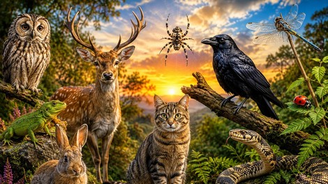 Kaj vam sporočajo ŽIVALI v tem trenutku? Sprejmite njihovo sporočilo!