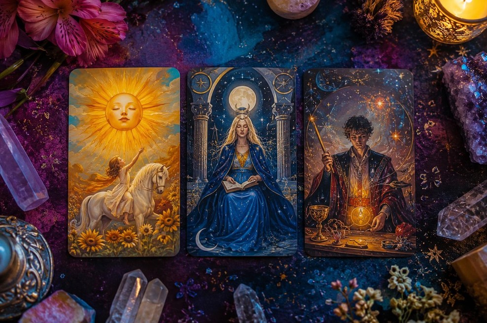 Izberite tarot karto po občutku in odkrijte, kakšno sporočilo vam prinaša današnji dan (foto: ai)