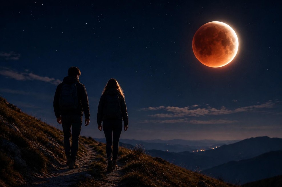 Pred luninim mrkom se lahko začnejo vračati ljudje in zgodbe iz preteklosti: Zakaj ravno zdaj? (foto: ai)