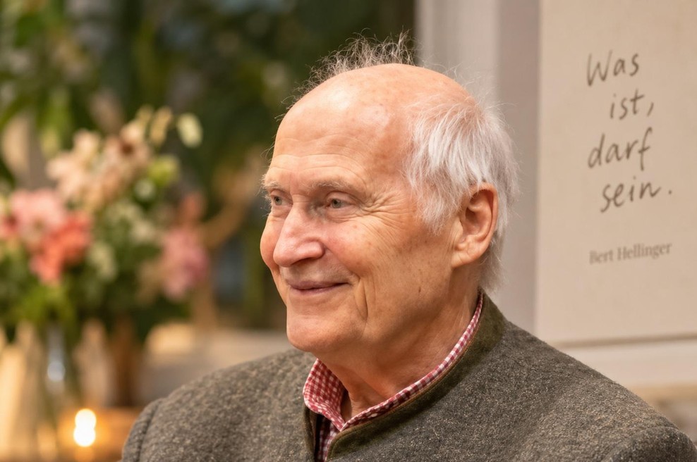 Bert Hellinger: “S pomočjo družinske postavitve dobimo sliko tega, kar se dogaja v družini” (foto: posnetek zaslona youtube + ai)