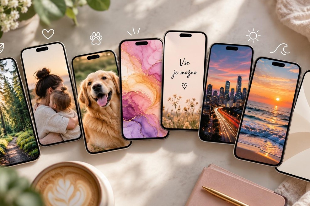 Kaj ozadje na vašem telefonu pove o vas? Preverite, kaj vas v življenju najbolj osrečuje (foto: ai)